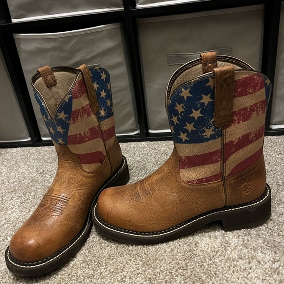 Ariat American Flag Fatbaby Boots - Picture 2 of 5